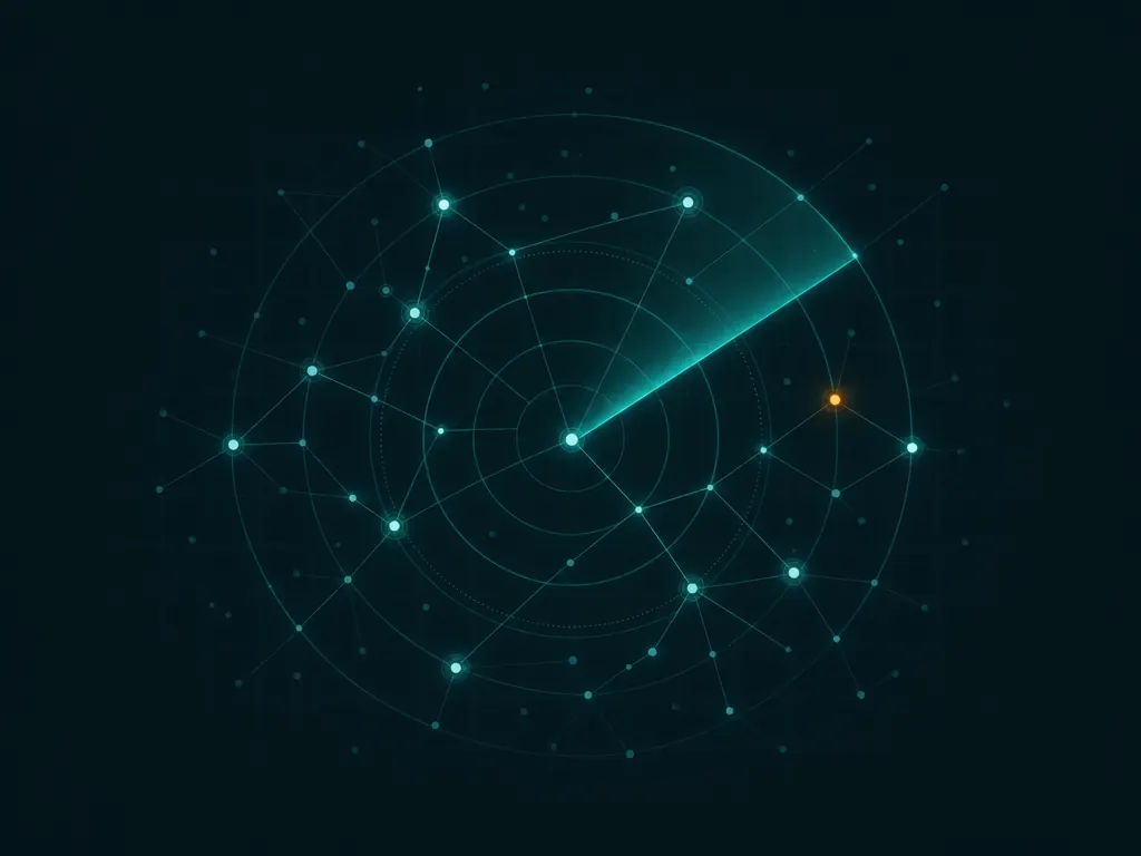 Abstract network scanners illustration